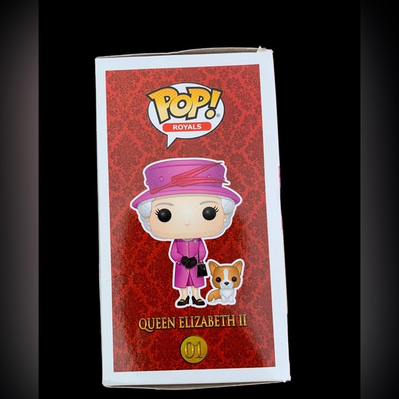New in Box 2018 Queen Elizabeth II & Corgi Funko Pop British Royals - Picture 6 of 14